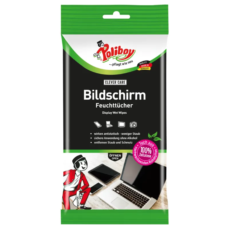 Șervețele umede pentru ecrane Poliboy