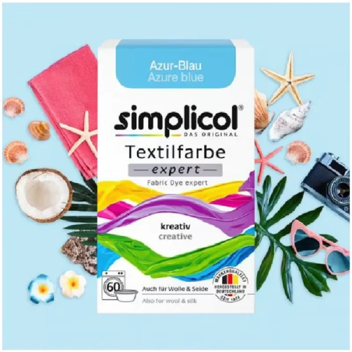 Vopsea Textilă Simplicol Expert Albastru Azur