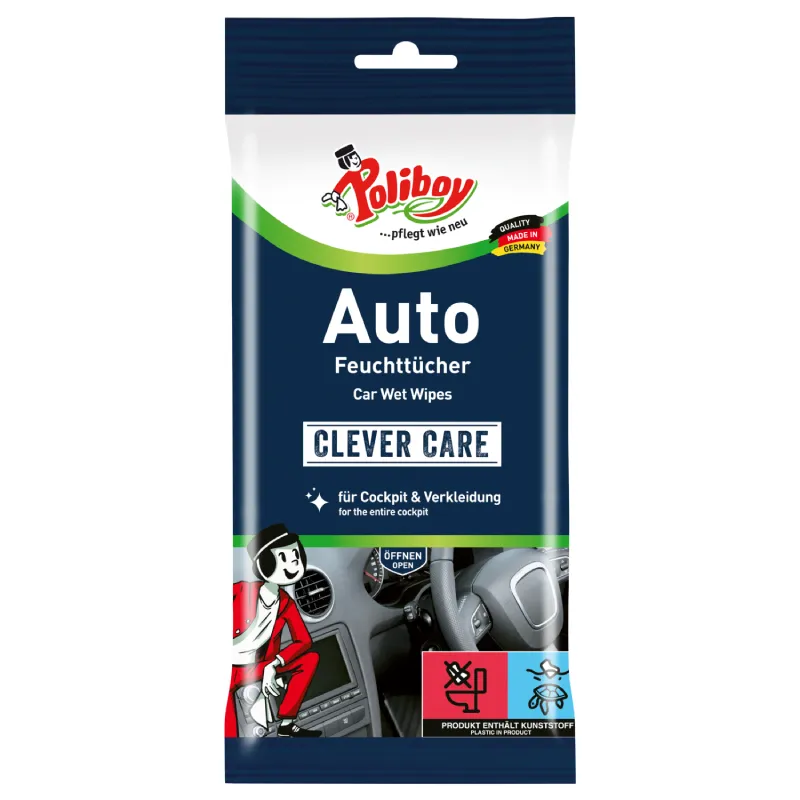 Șervețele umede pentru autoturisme Poliboy