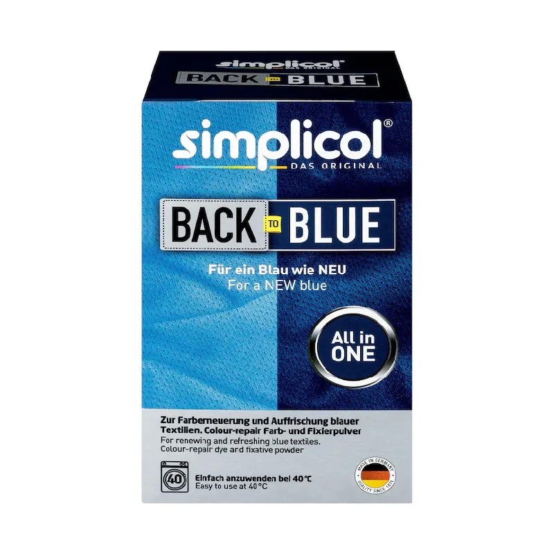 Vopsea pentru revigorarea culorii Albastre