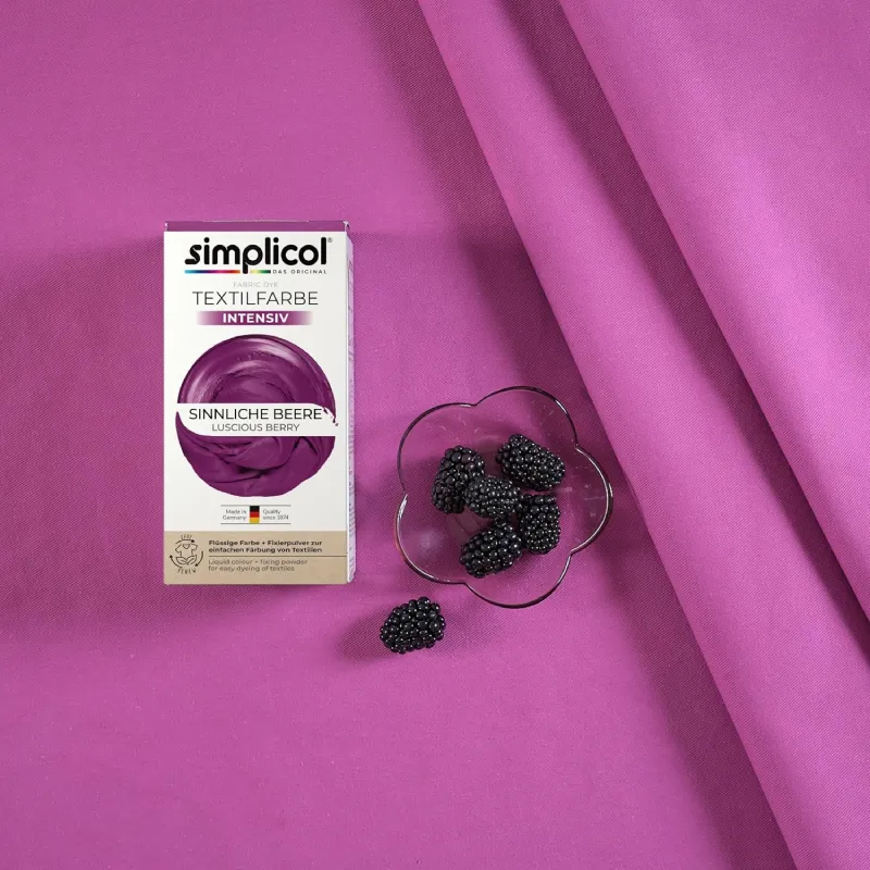 Vopsea Textilă Profesională Simplicol Intensiv Mov Berry