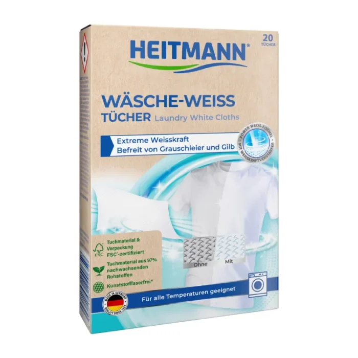 Servetele inalbire rufe albe Heitmann